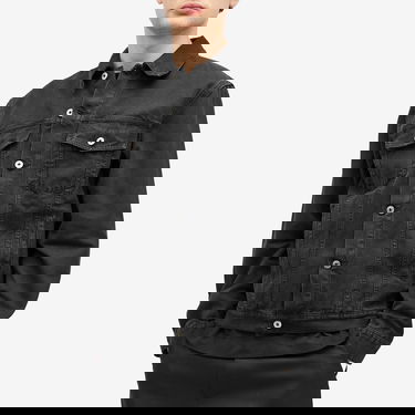 Jacka Off-White Black Canvas Jacket Svart | OMEV002C99FAB0011001, 2