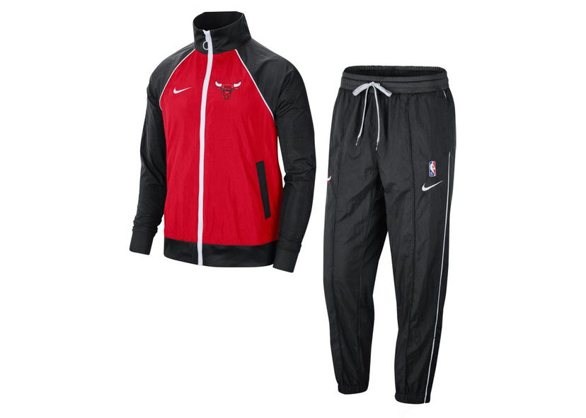 Sportutrustning Nike NBA Chicago Bulls Courtside Tracksuit Svart | DB1601-657