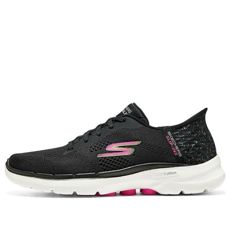 Sneakers och skor Skechers Go Walk 6 Slip In Svart | 124627-BKMT, 0