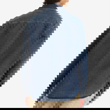 Skjorta Polar Skate Co. Polar Skate Co. Mike Denim Shirt, Size Large Blå | PSC-SU25-5-WBL, 3