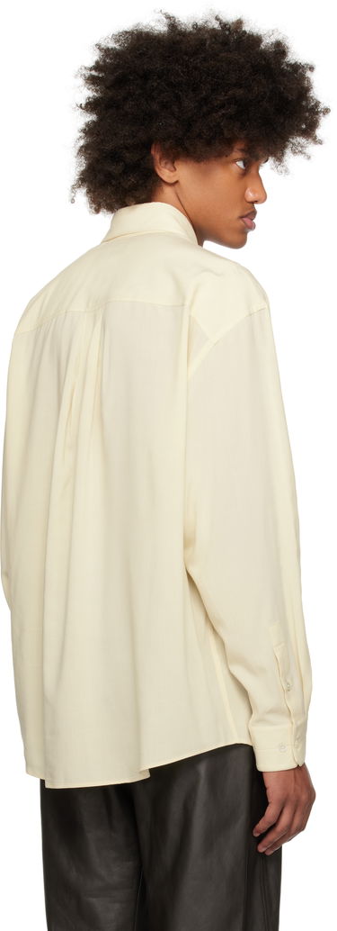 Skjorta LEMAIRE Men's Relaxed Fit Shirt Gul | SH1116 LF1286, 2