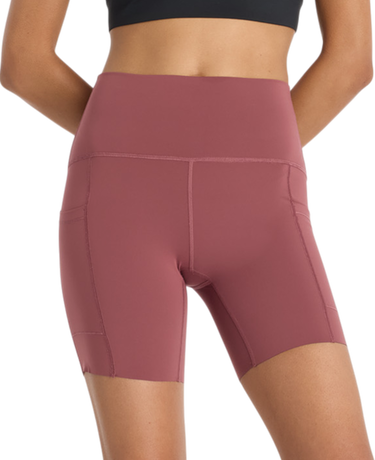 Shorts New Balance New Balance Sleek Pocket High Rise Short 6" Bourgogne | ws51271-wad, 0