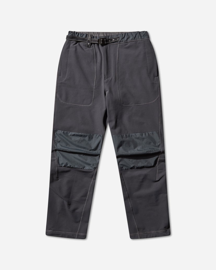 Byxor and wander Stretch Shell Pants with Integrated Webbing Belt and Knee Panels Grå | 5745222006 023