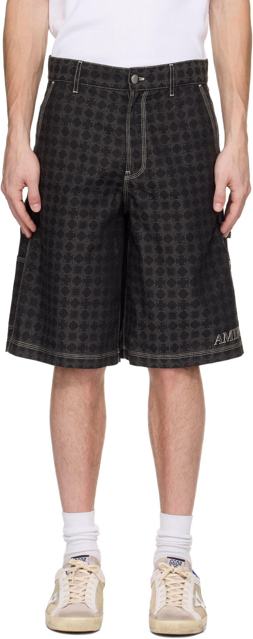 Shorts AMIRI AMIRI MA Quad Work Shorts Svart | AMSHCA1091