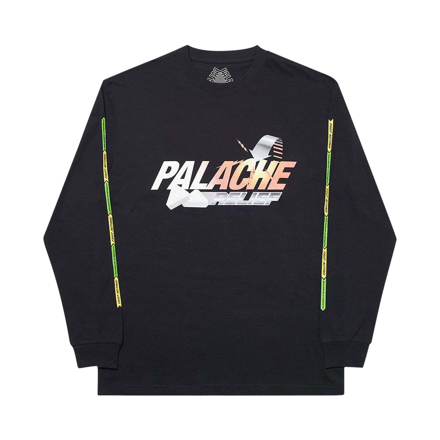 T-shirt Palace Palache Longsleeve Svart | P18LS011, 1