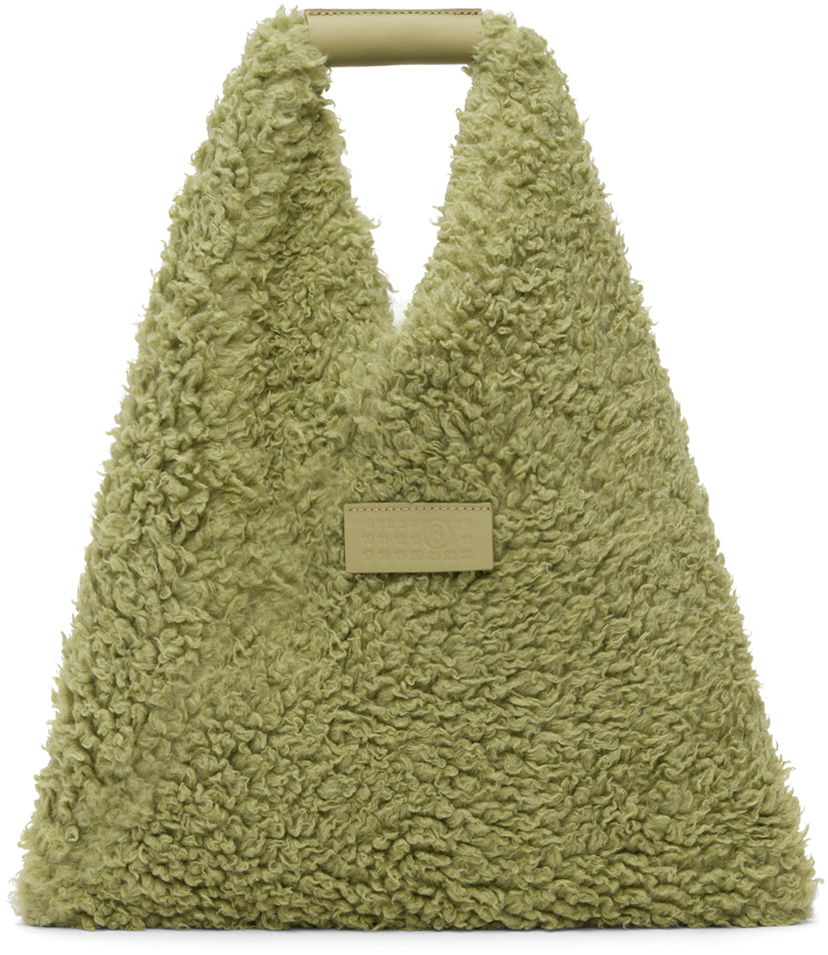 Tygpåse Maison Margiela Classic Small Tote Bag Grön | S54WD0043 P7178