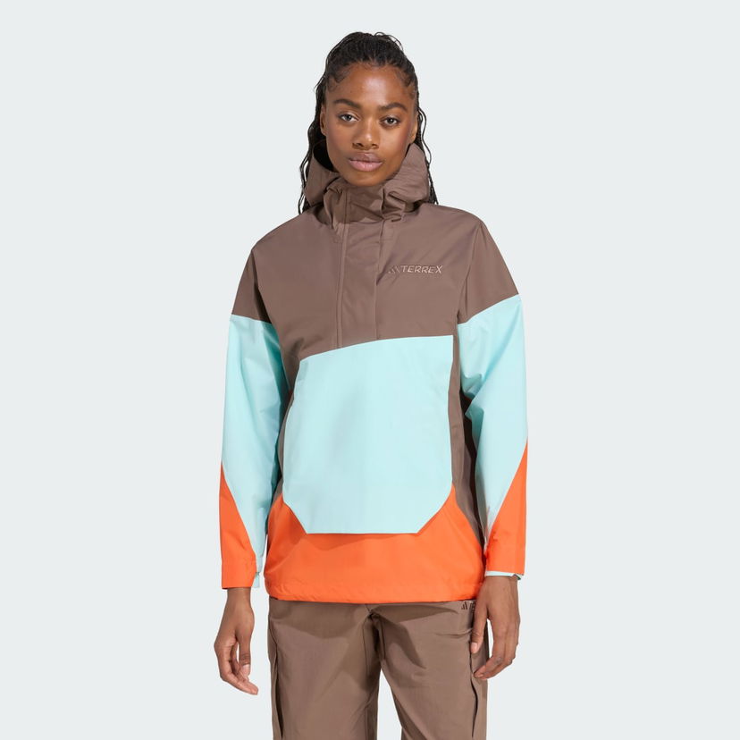 Vindjacka adidas Performance Terrex Xploric 2.5L Climaproof Windbreaker Brun | JL9813