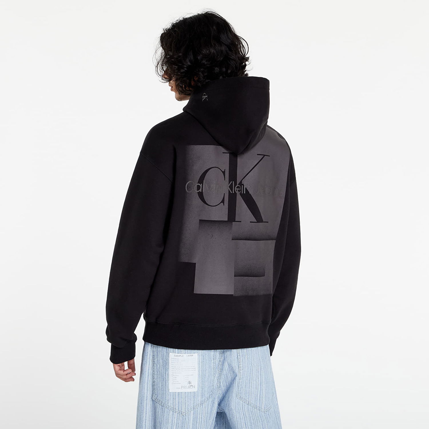 Sweatshirt CALVIN KLEIN Monolgo Gradient Mul Svart | J30J321890 BEH, 0