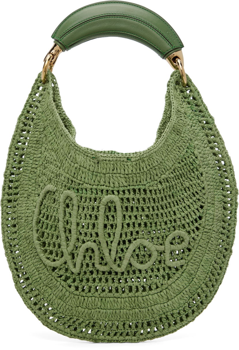 Handväska CHLOÉ Chloé Summer Banana Bag Grön | CH25US902P08