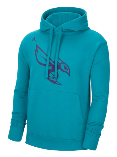 Sweatshirt Jordan Charlotte Hornets Essential Fleece Pullover Hoodie Turkos | DR9422-415