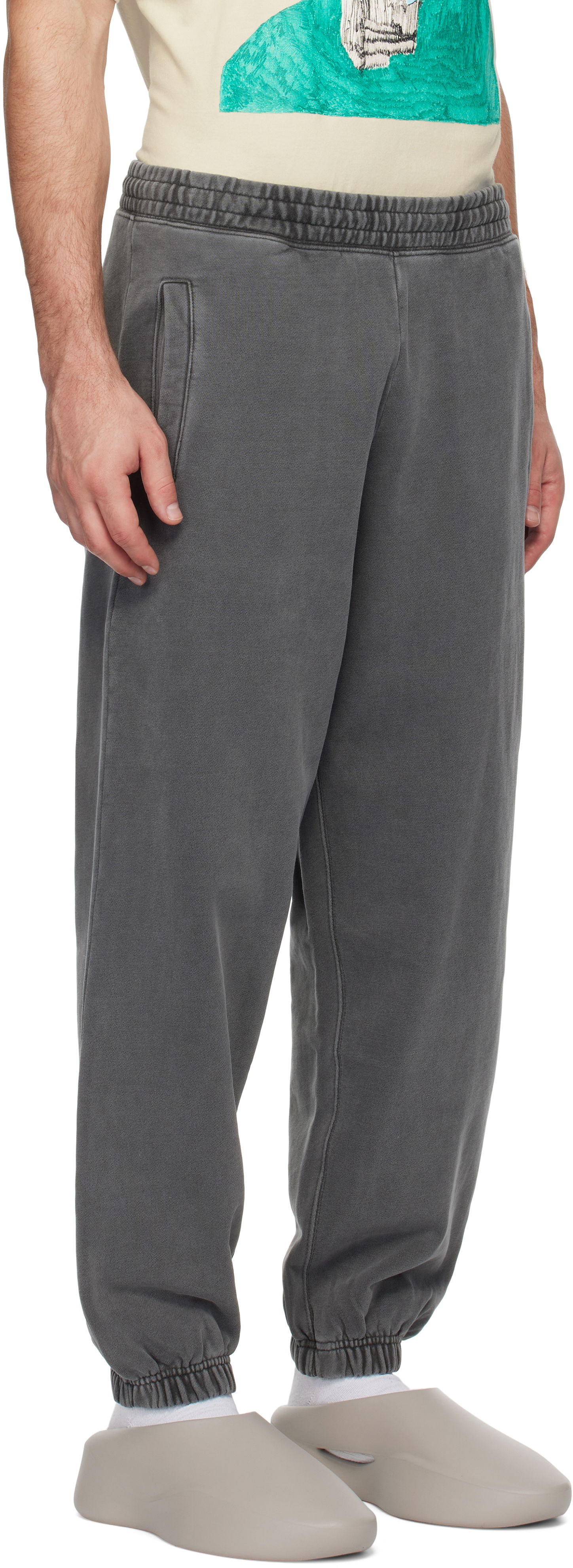 Träningsbyxor Carhartt WIP Lounge Pants Vista Grand Grå | I032337, 1