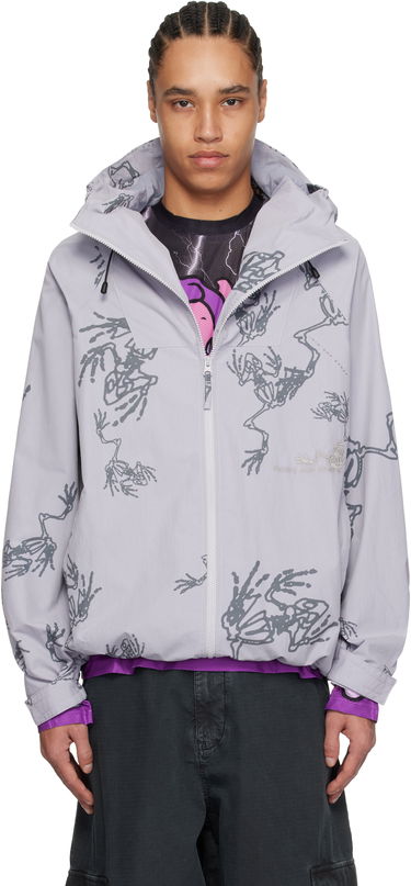 Vindjacka Perks And Mini Perks and Mini Dem Bones Lightweight Jacket Grå | 39192, 0