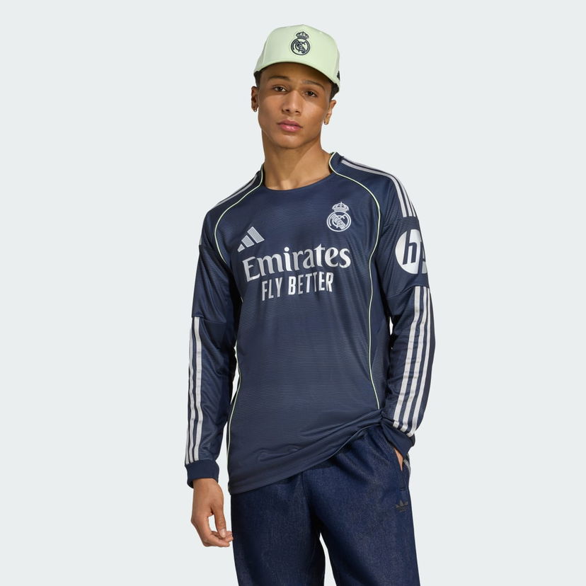 Jersey adidas Performance Real Madrid 25/26 Away Long Sleeve Jersey Mörkblå | JP3939