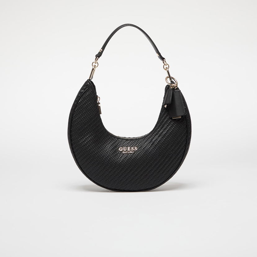 Axelväska GUESS GUESS Mirema Hobo Shoulder Bag Svart | HWWG9631020-BLA