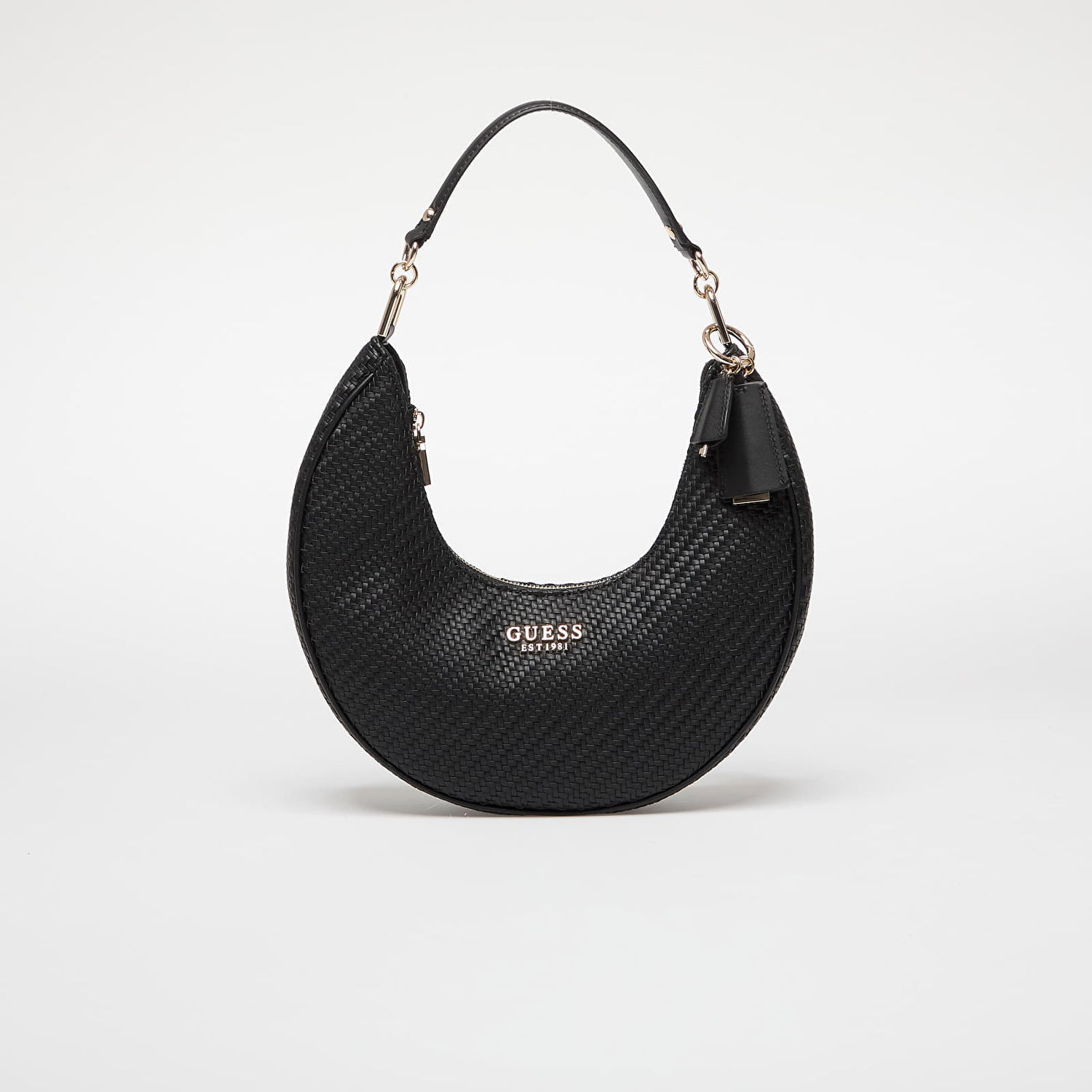 Axelväska GUESS GUESS Mirema Hobo Shoulder Bag Svart | HWWG9631020-BLA, 0