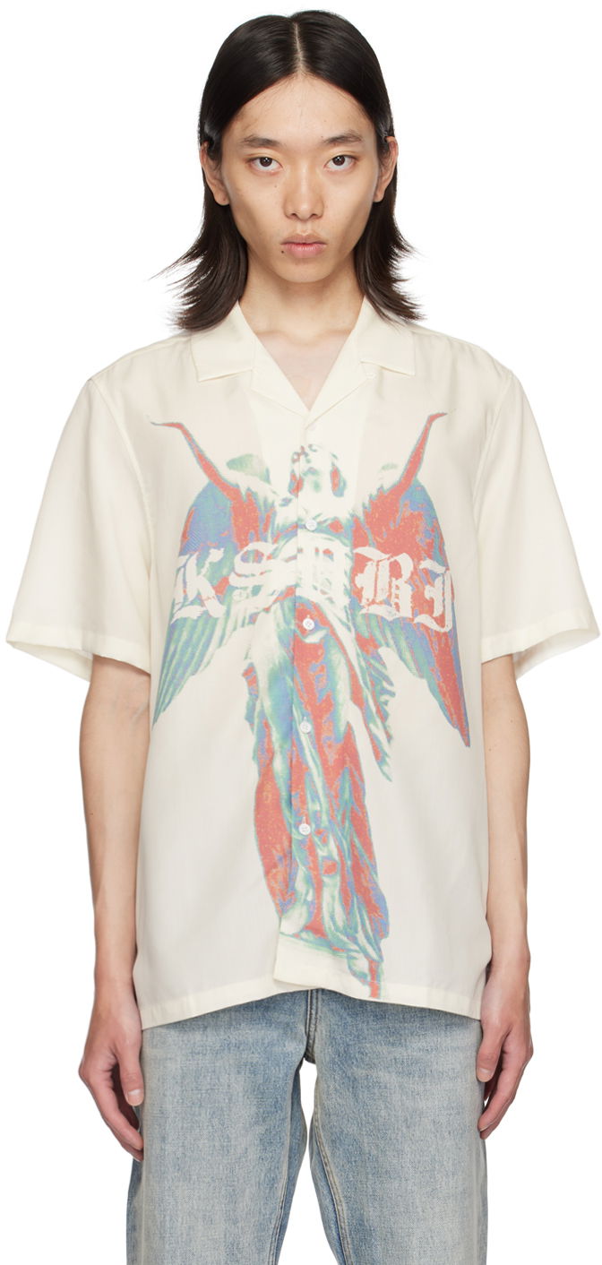 Skjorta Ksubi Angelik Resort Shirt Vit | MPF24SH015