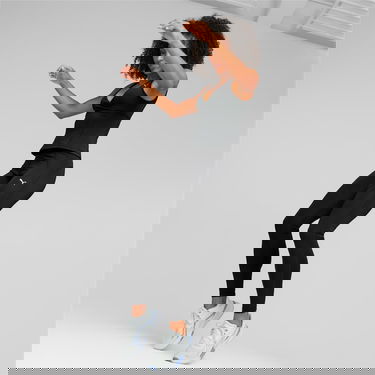 Damasker Puma x PAMELA REIF Ruching Contour Training Leggings Svart | 523067_01, 1