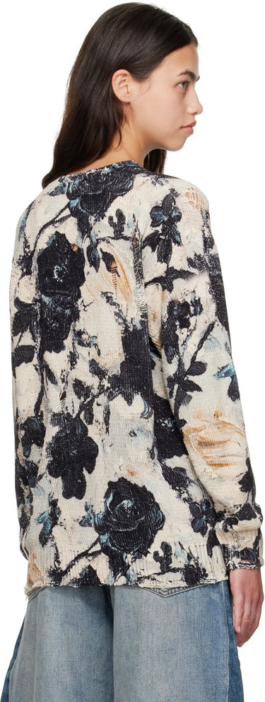 Sweater R13 R13 Printed Boyfriend Sweater Flerfärgad | R13WY199-Y220A, 2