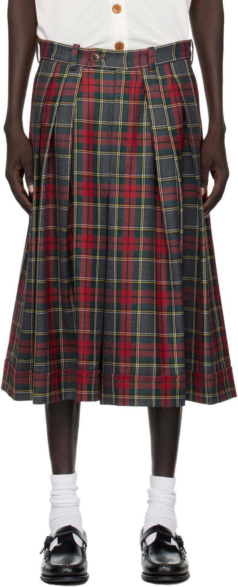Shorts Vivienne Westwood Vivienne Westwood Tartan Culottes Shorts Flerfärgad | 3F01000C-W0176-