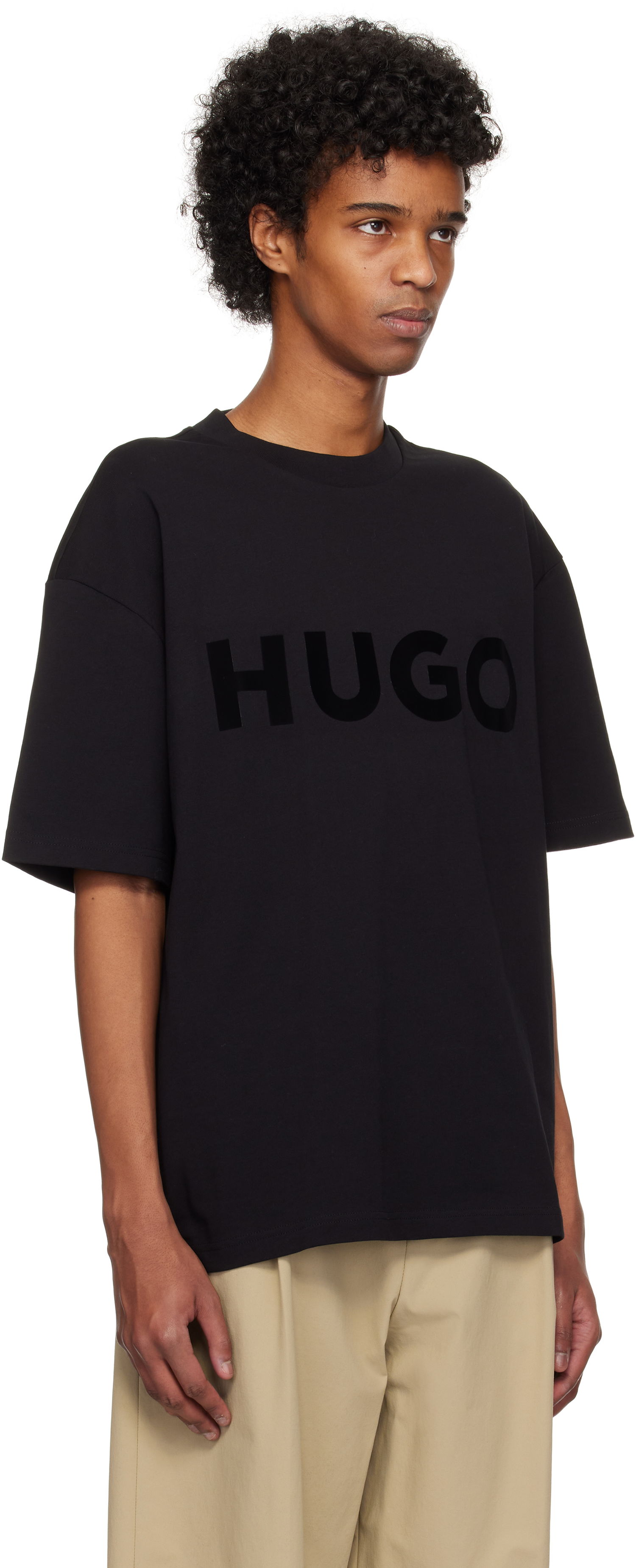 T-shirt BOSS Hugo Oversize T-Shirt Svart | 50525765, 1