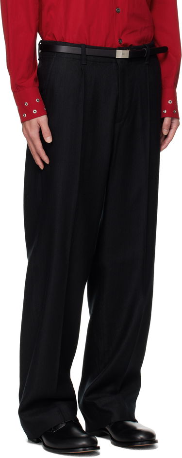 Byxor OUR LEGACY OUR LEGACY Borrowed Pinstripe Trousers Svart | M4254BC, 1