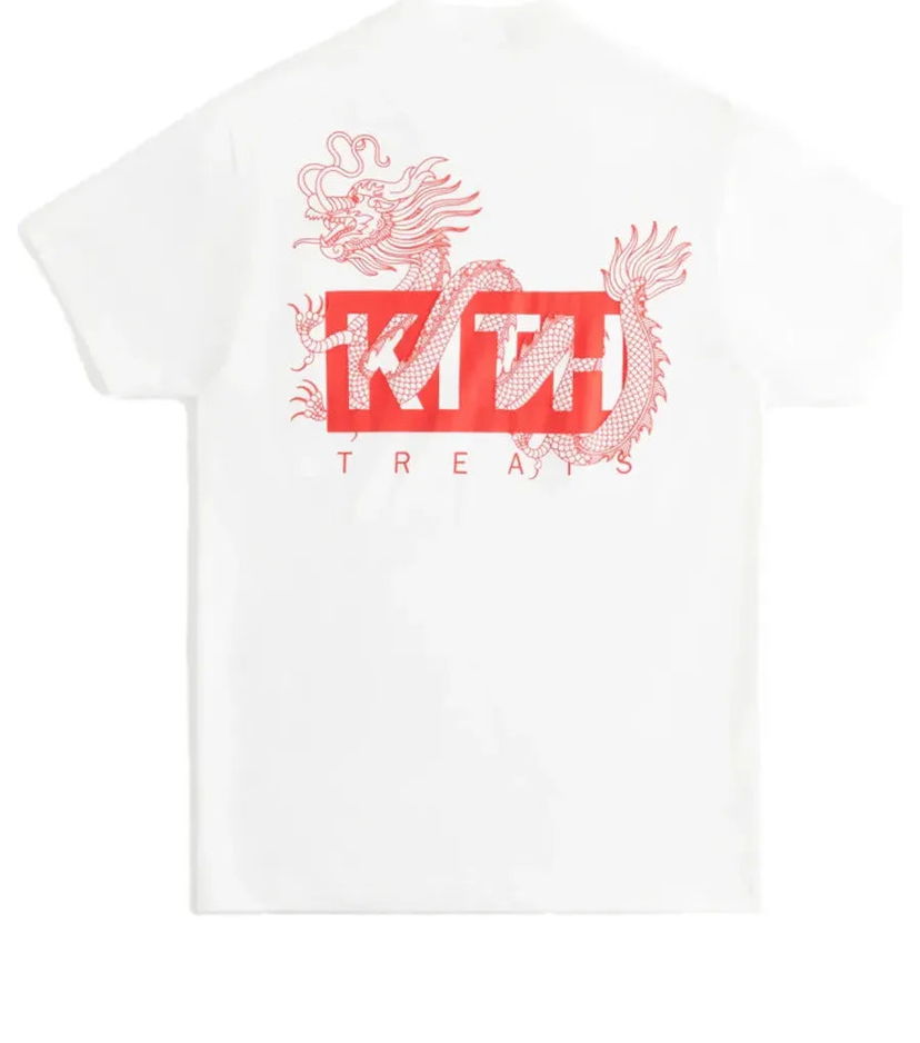 T-shirt KITH Dragon Pocket T-Shirt Vit | KHT030116-101