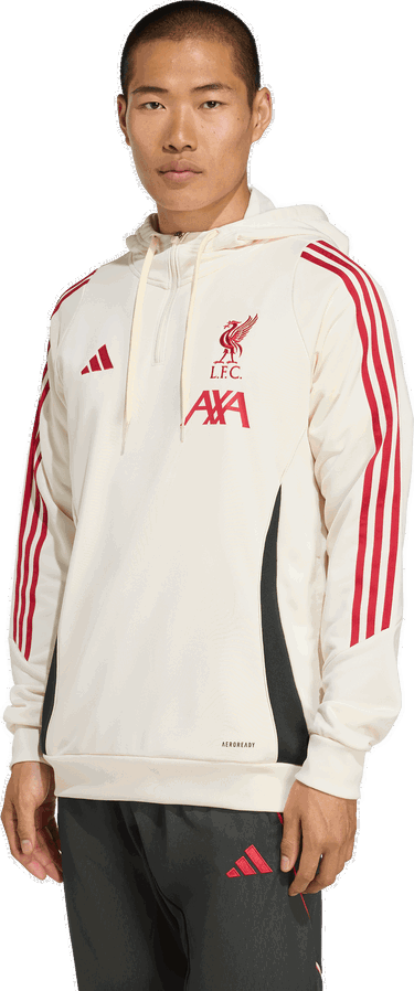 Sweatshirt adidas Originals Liverpool FC Tiro Training Hoodie Vit | jv9018, 4