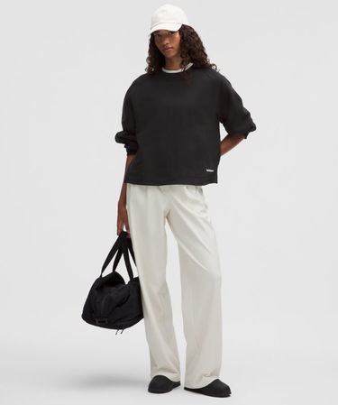 Sweater lululemon Loungeful Crew Neck Sweatshirt Svart | prod20005371, 1