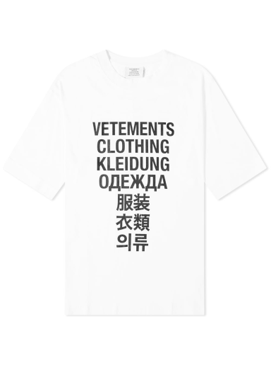 T-shirt VETEMENTS Translation Tee Vit | UA53TR100W