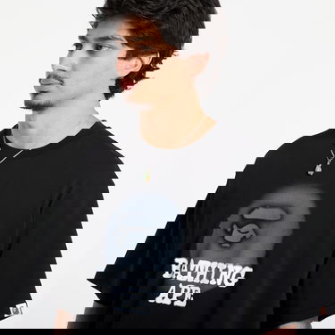 T-shirt BAPE Bathing Ape Logo Relaxed Fit Tee Svart | 001TEL801303MBLK, 1