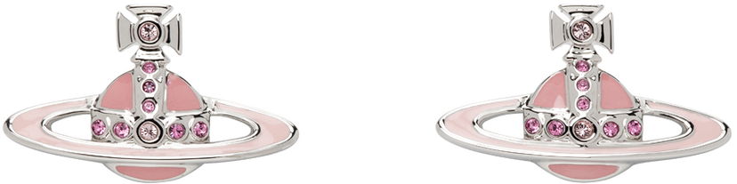 Örhängen Vivienne Westwood Small Neo Bas Relief Earrings Grå | 62010039-02P538-