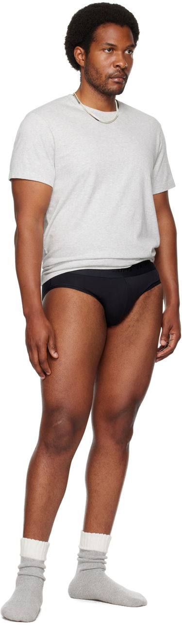 Trosor SKIMS SKIMS Stretch Briefs, Three-Pack Svart | BO-BRF-5629M, 4