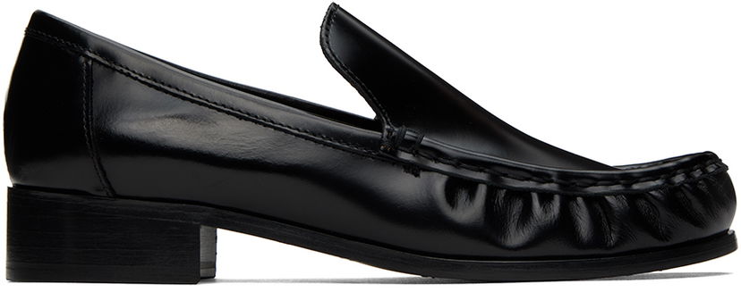 Kläder Acne Studios Acne Studios Leather Loafers Svart | BD0325-