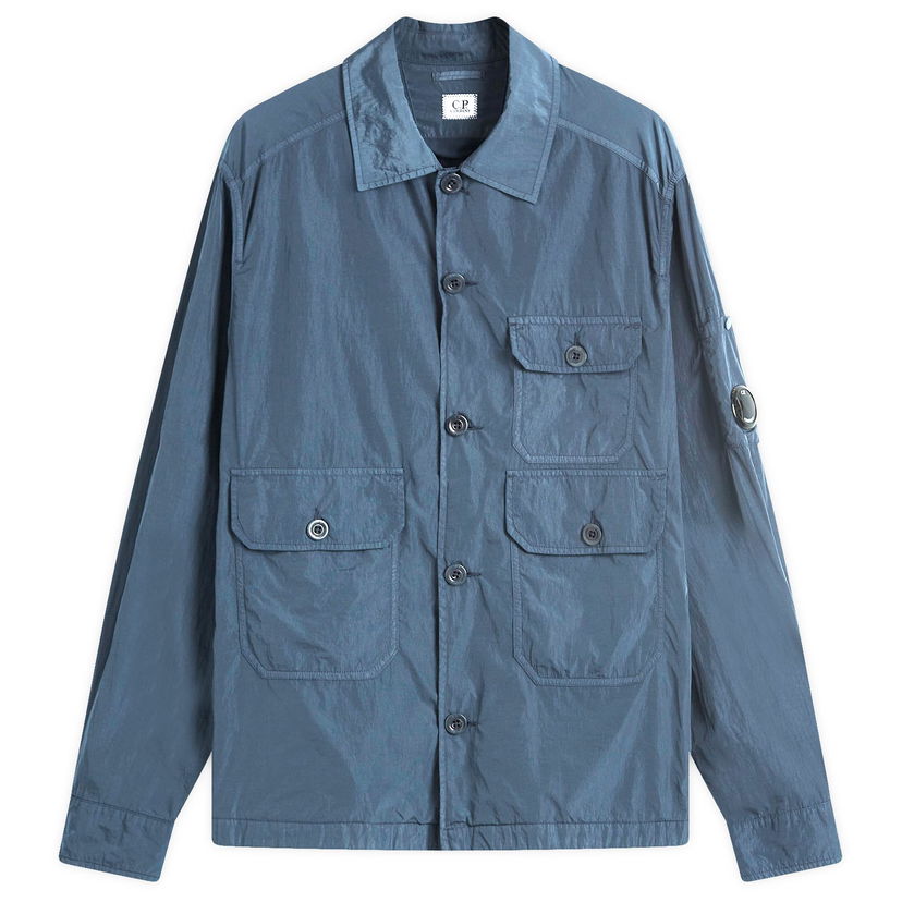 Skjorta C.P. Company C.P. Company Chrome-R Overshirt Blå | 18CMOS013A-005904G-891