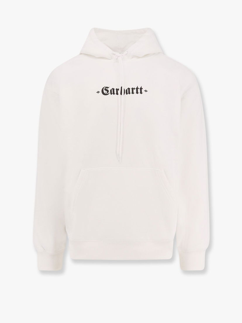 Sweatshirt Carhartt WIP White Printed Hoodie Vit | I03441600AXX
