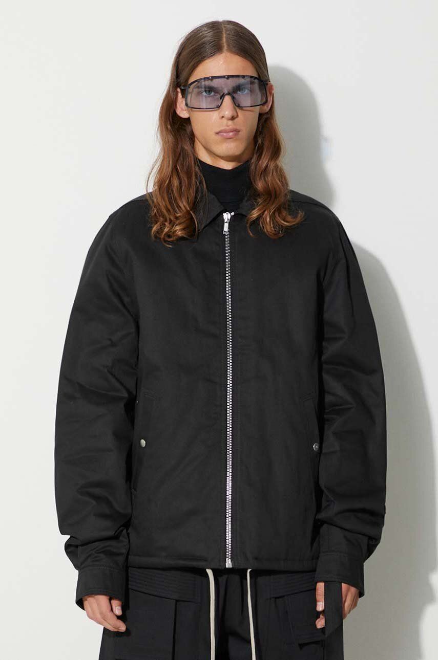 Jacka Rick Owens Cotton Jacket Svart | DU02C5783.TW, 0