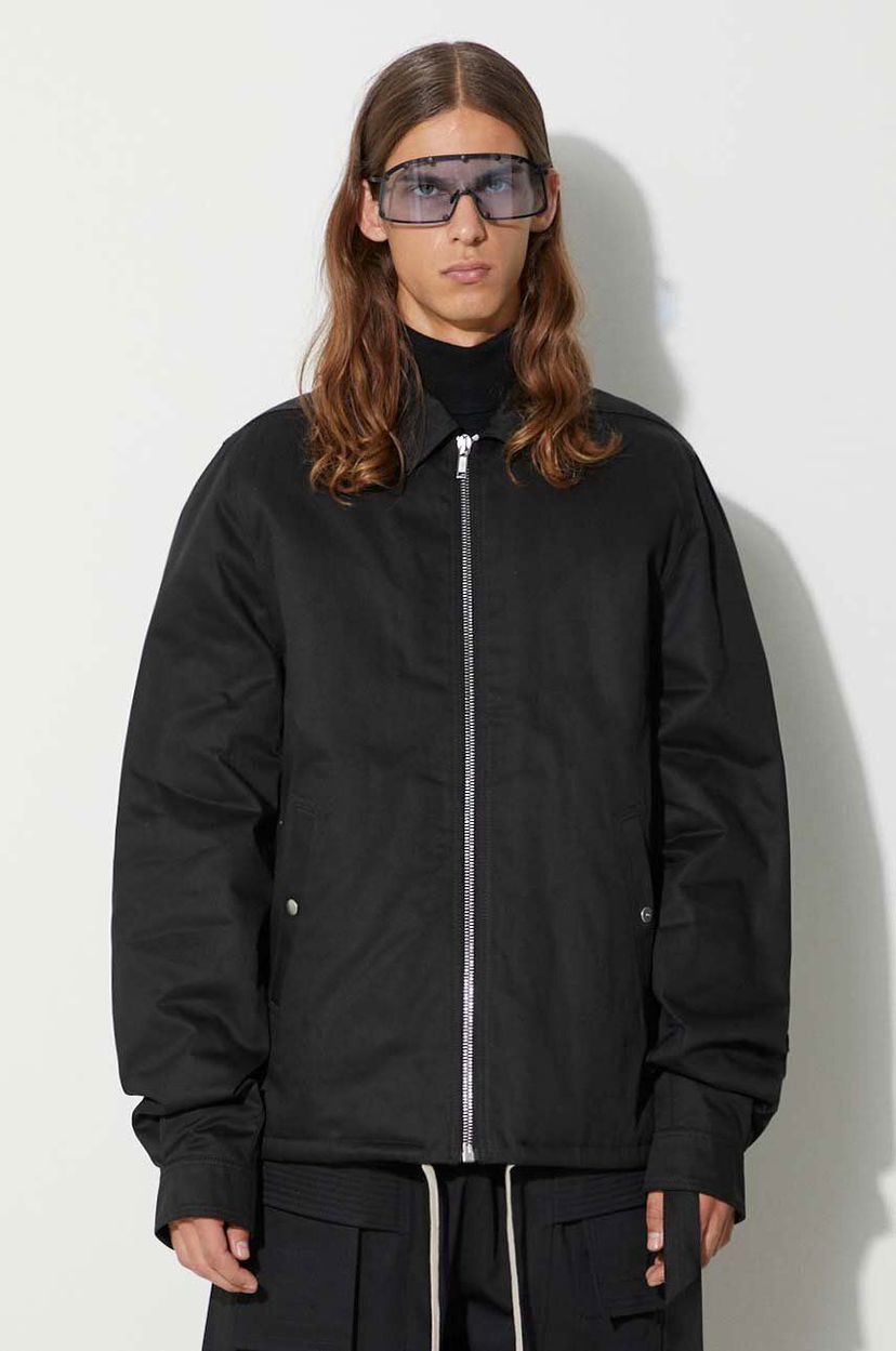 Jacka Rick Owens Cotton Jacket Svart | DU02C5783.TW
