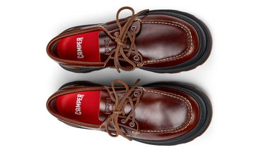 Sneakers och skor Camper Brutus+ Chunky Laced Loafers Brun | K101067-001, 4