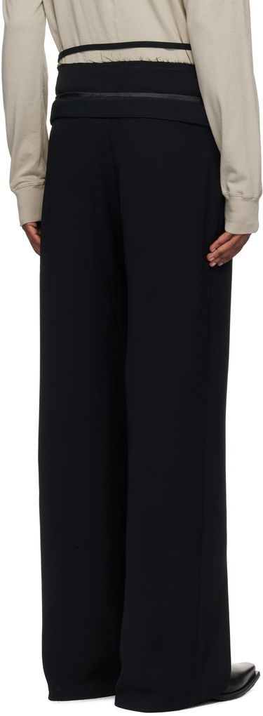 Byxor Ottolinger Ottolinger Double Fold Suit Trousers Svart | 1230801921, 2