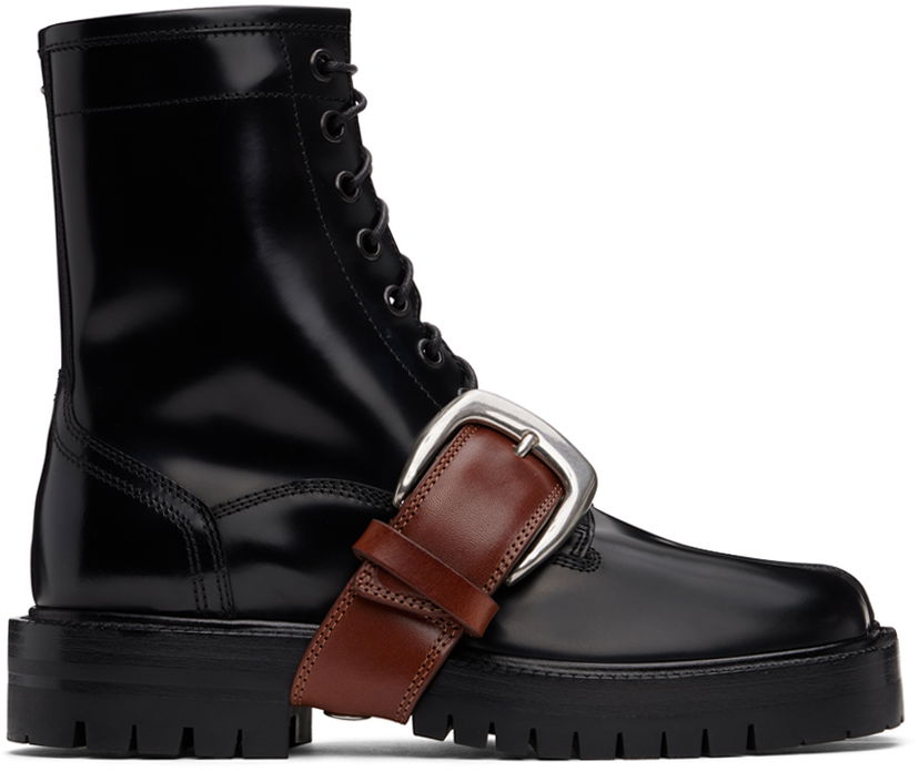 Sneakers och skor Maison Margiela Tabi Combat Boots Svart | S58WU0415 P7986
