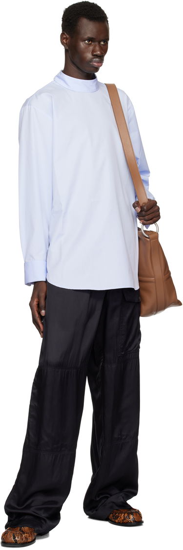 Skjorta Dries Van Noten Dries Van Noten Turtleneck Shirt Blå | 251-020704-1466, 3