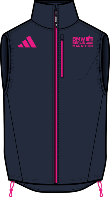 Väst adidas Originals Adidas BMW Berlin Marathon 2025 Running Vest Mörkblå | ka4293, 0
