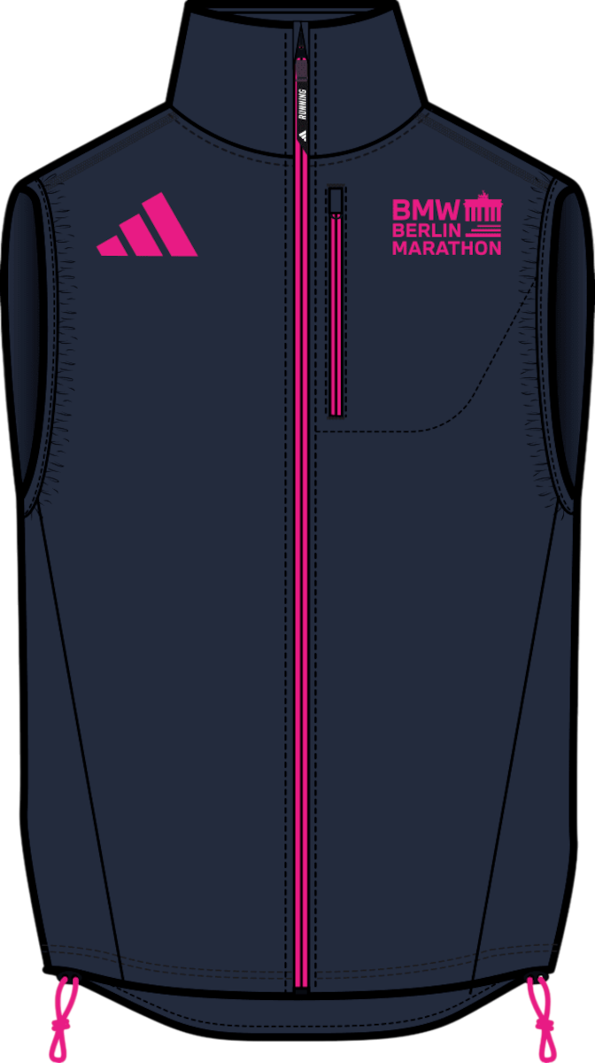 Väst adidas Originals Adidas BMW Berlin Marathon 2025 Running Vest Mörkblå | ka4293