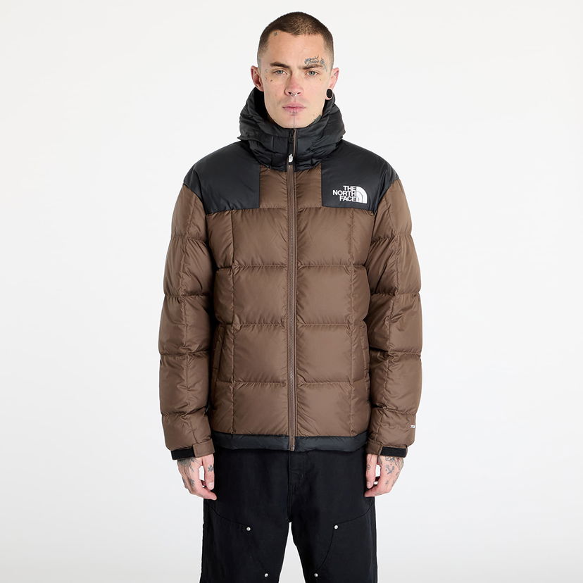 Pufferjacka The North Face Lhotse Hooded Jacket Smokey Brown Brun | NF0A853C1OI1