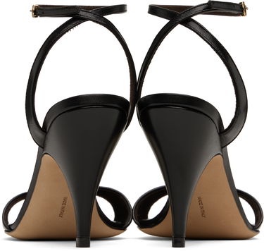 Tillbehör The Row The Row Vika Ankle Strap Heeled Sandals Svart | F1584-SL1, 1