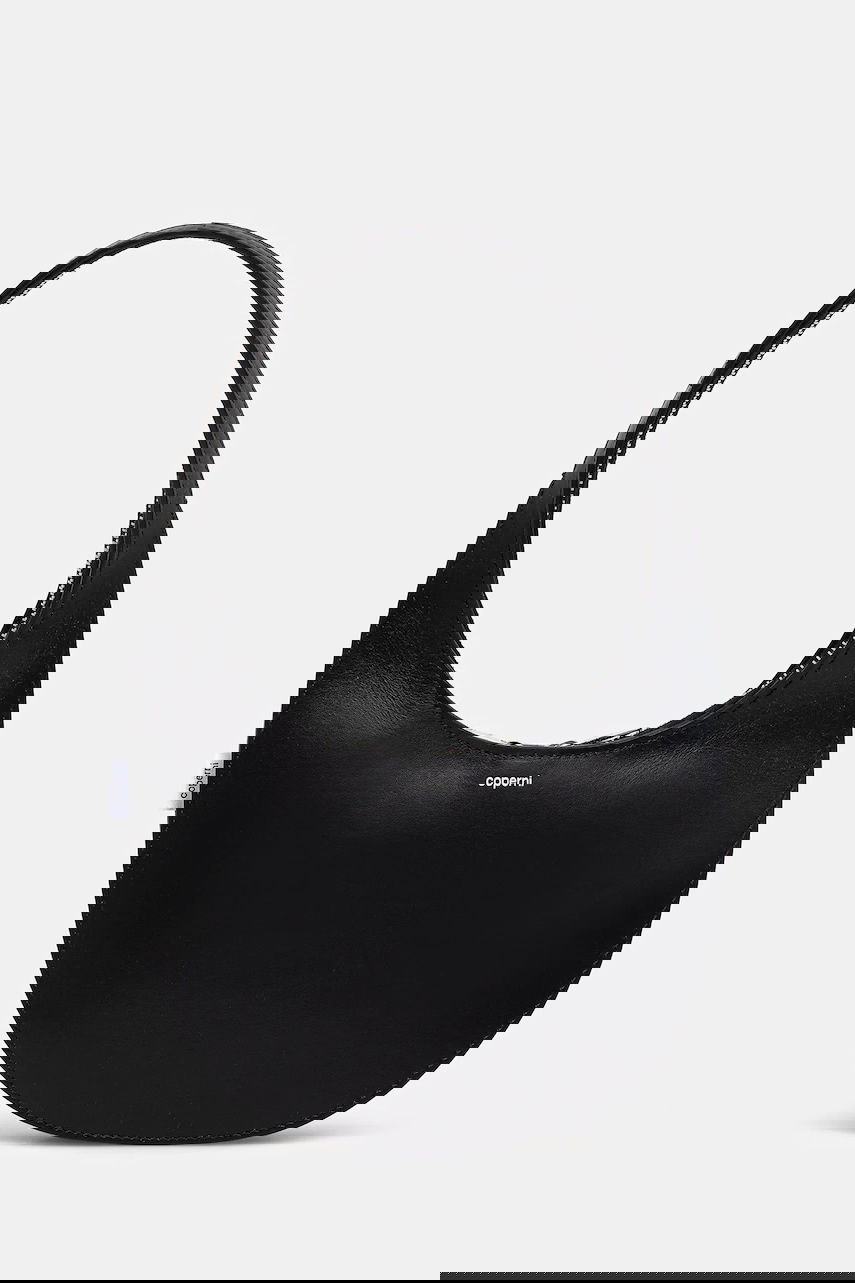 Handväska Coperni Soft Swipe Crescent Bag Svart | COPBA108F6066, 0