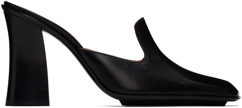 Sneakers och skor Bottega Veneta Bottega Veneta San Marco Heeled Mules Svart | 797745 V3OA0
