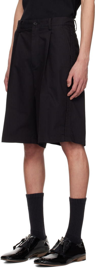 Shorts UNDERCOVER UNDERCOVER Pleated Shorts Svart | UP1E4506, 3