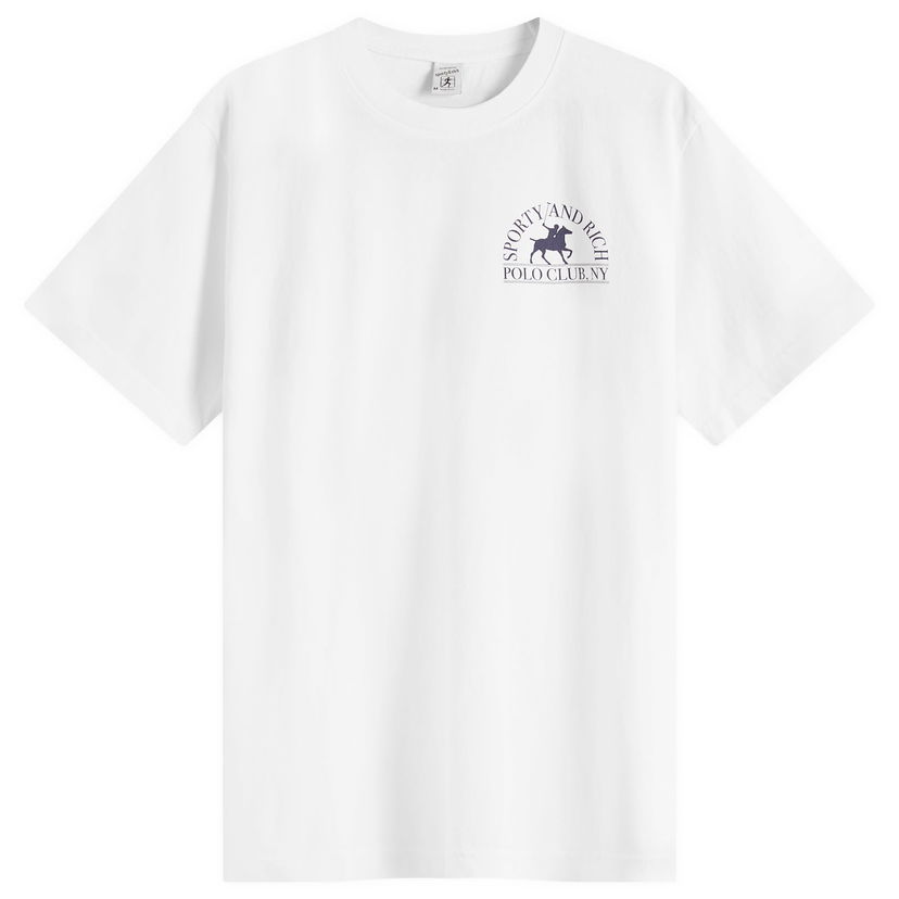 T-shirt Sporty & Rich Sporty & Rich Polo Club T-Shirt Vit | TO043612252WH01
