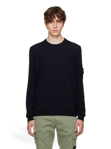 Sweater Stone Island Crewneck Svart | 7915510C4